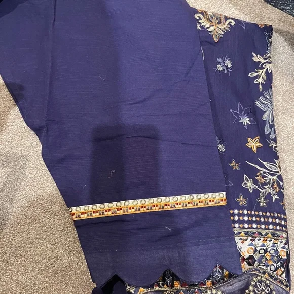 New3 piece laxuary winter salwar kameez xl baroque - Picture 7 of 10